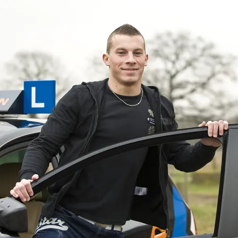 Randy van Haren, rij-instructeur bij Autorijschool Van Haren